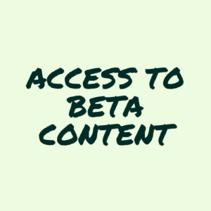Access to Beta Content