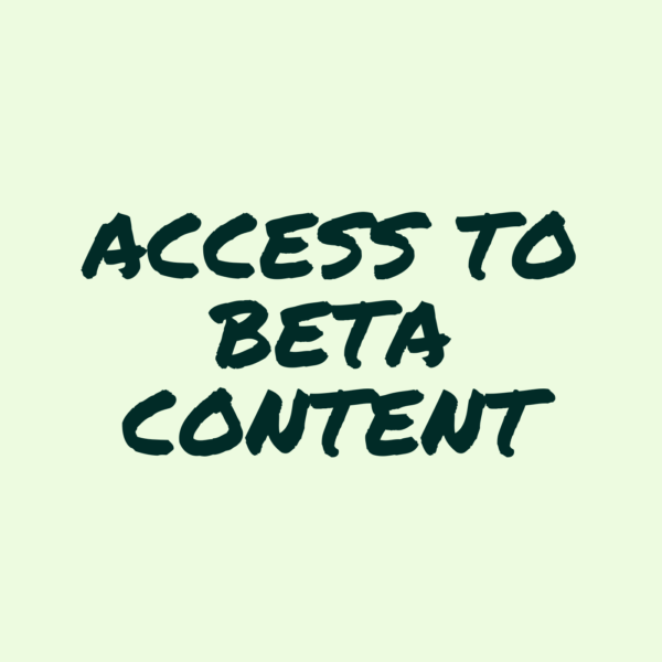 Access to Beta Content